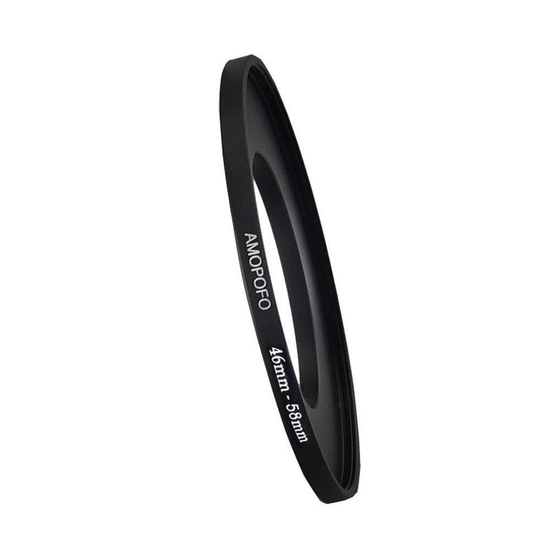 Amopofo Metal Step Up Ring Adapter 46mm to 58mm Step-Up Lens Adapter Ring for Filters UV,ND,CPL Camera Filters, Compatible with All 46mm Camera Lenses & 58mm Accessories - Image 2
